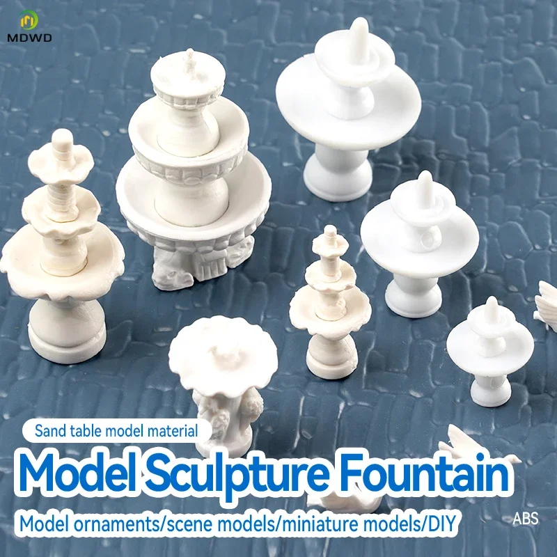 Art And Craft Nature - 2Pcs 모델 동상 HO 1:87 조각