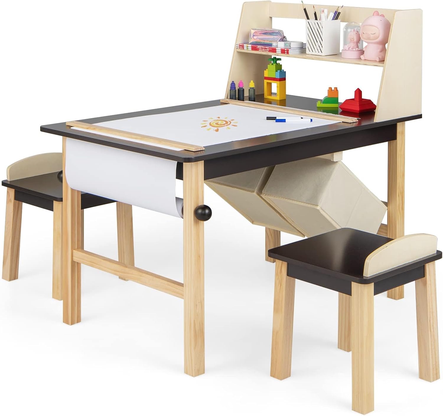 Art Craft Toddlers - 어린이용 미술 테이블 및 의자 세트,