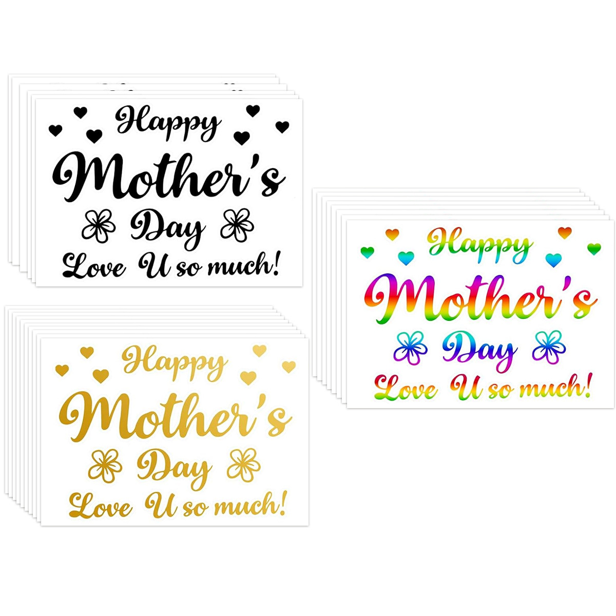 Art Craft Mother'S Day - 어머니의 날 파티 풍선 스티커 투명