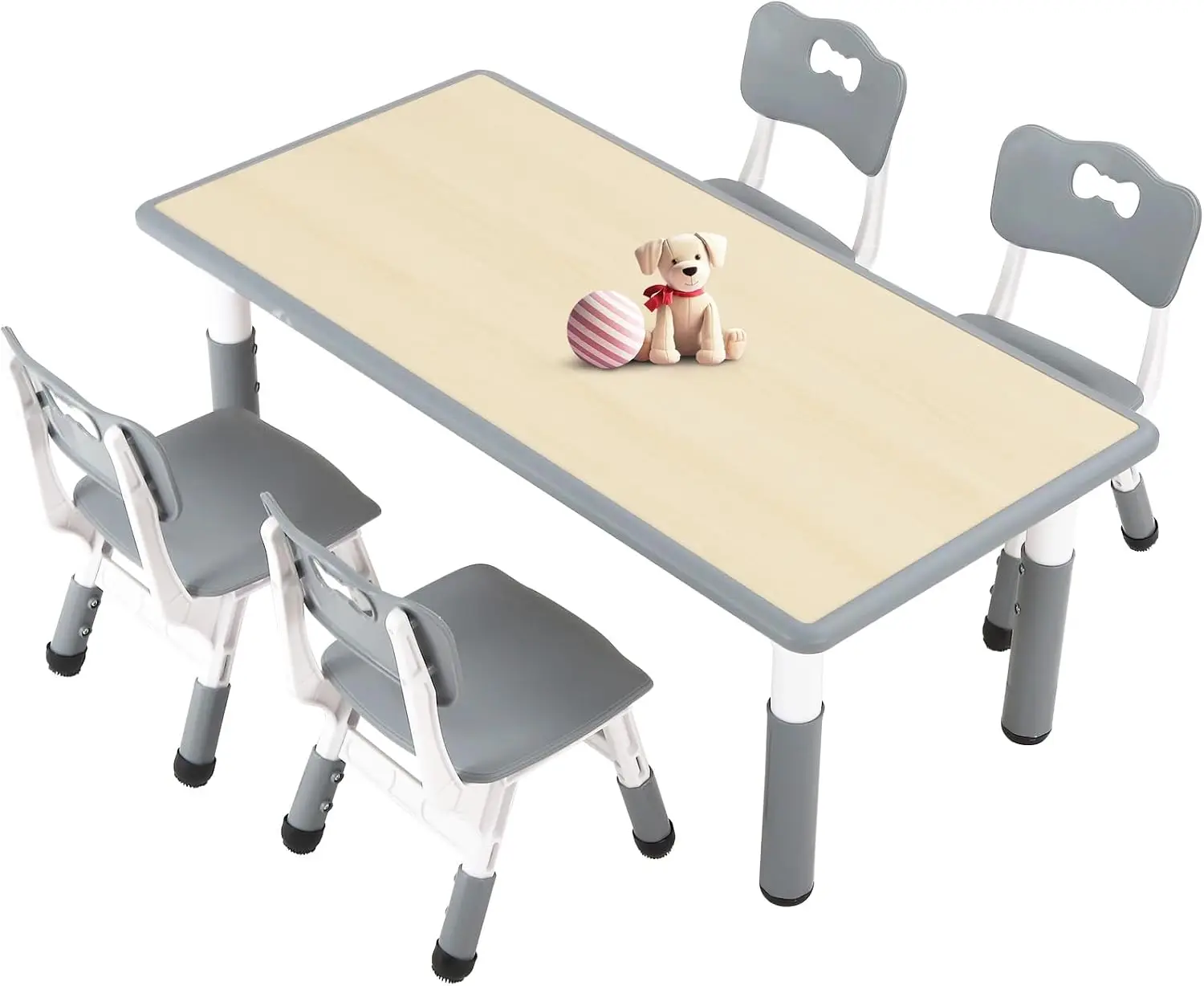 Art Craft Toddlers - 3-8세 어린이용 테이블 및 의자 4개