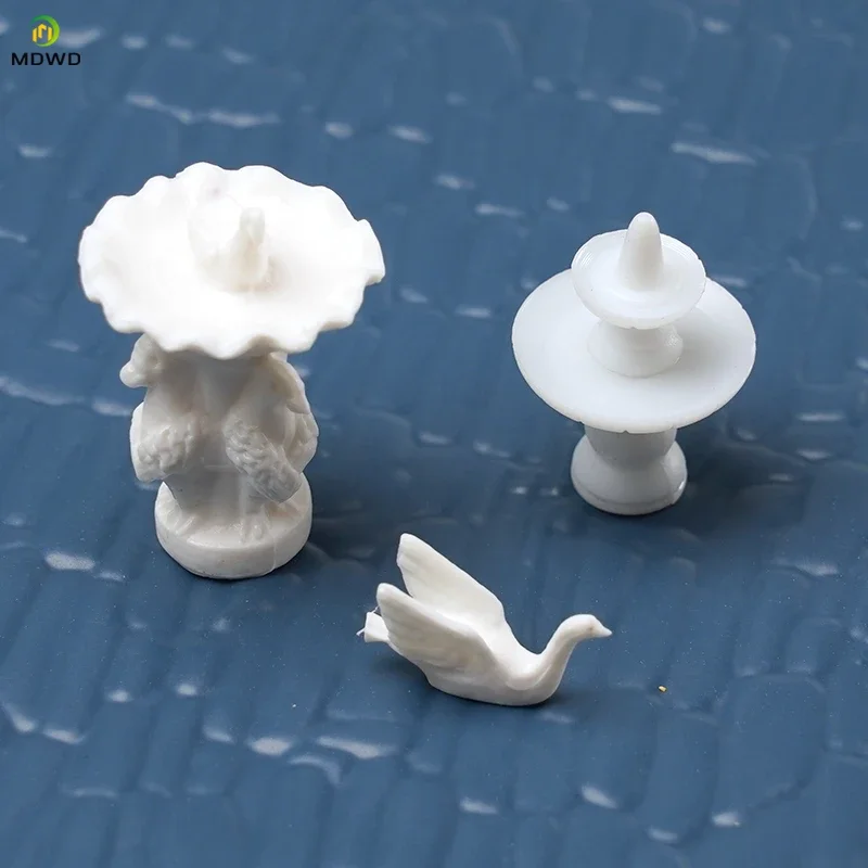 2Pcs 모델 동상 HO 1:87 조각 분수 철도 규모 - Art And Craft Nature 리뷰 및 가격