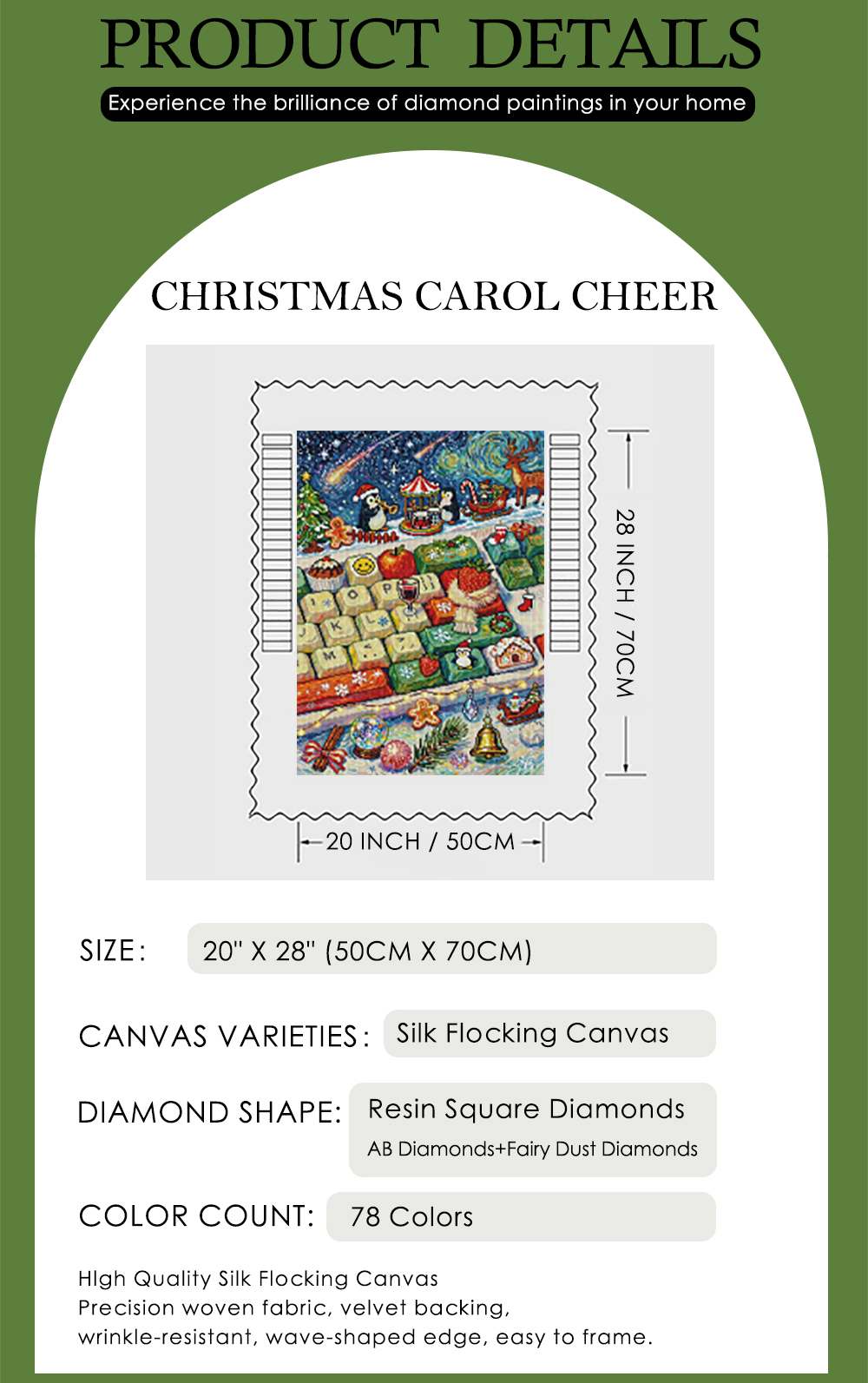 포에버 영 5D DIY 다이아몬드 페인팅 키트 크리스마 - Art Craft For Christmas 리뷰 및 가격