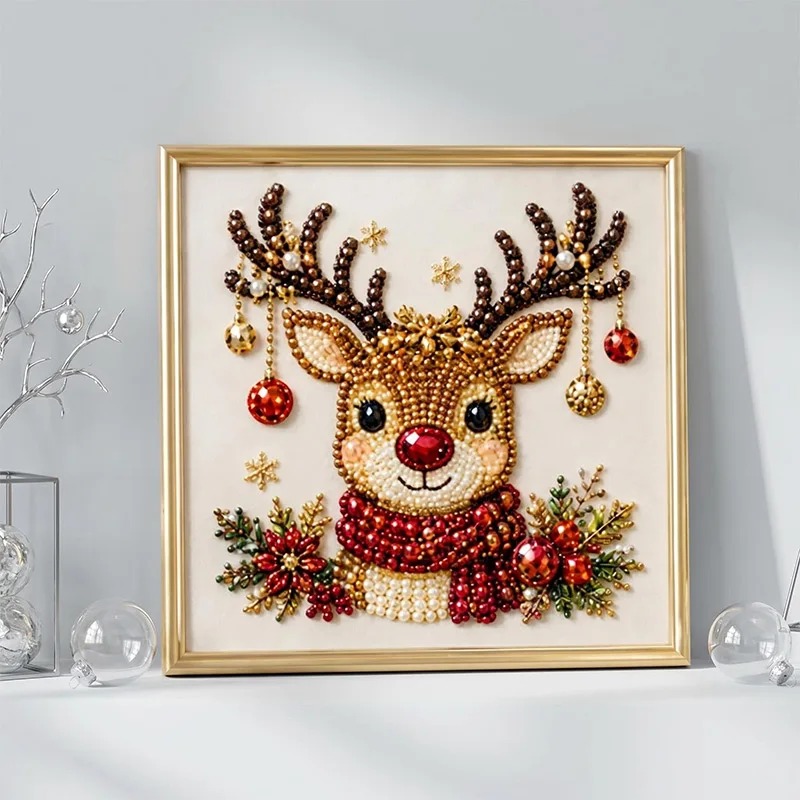 크리스마스 진주 다이아몬드 페인팅 아트 세트(프레임 포 - Art Craft For Christmas 리뷰 및 가격