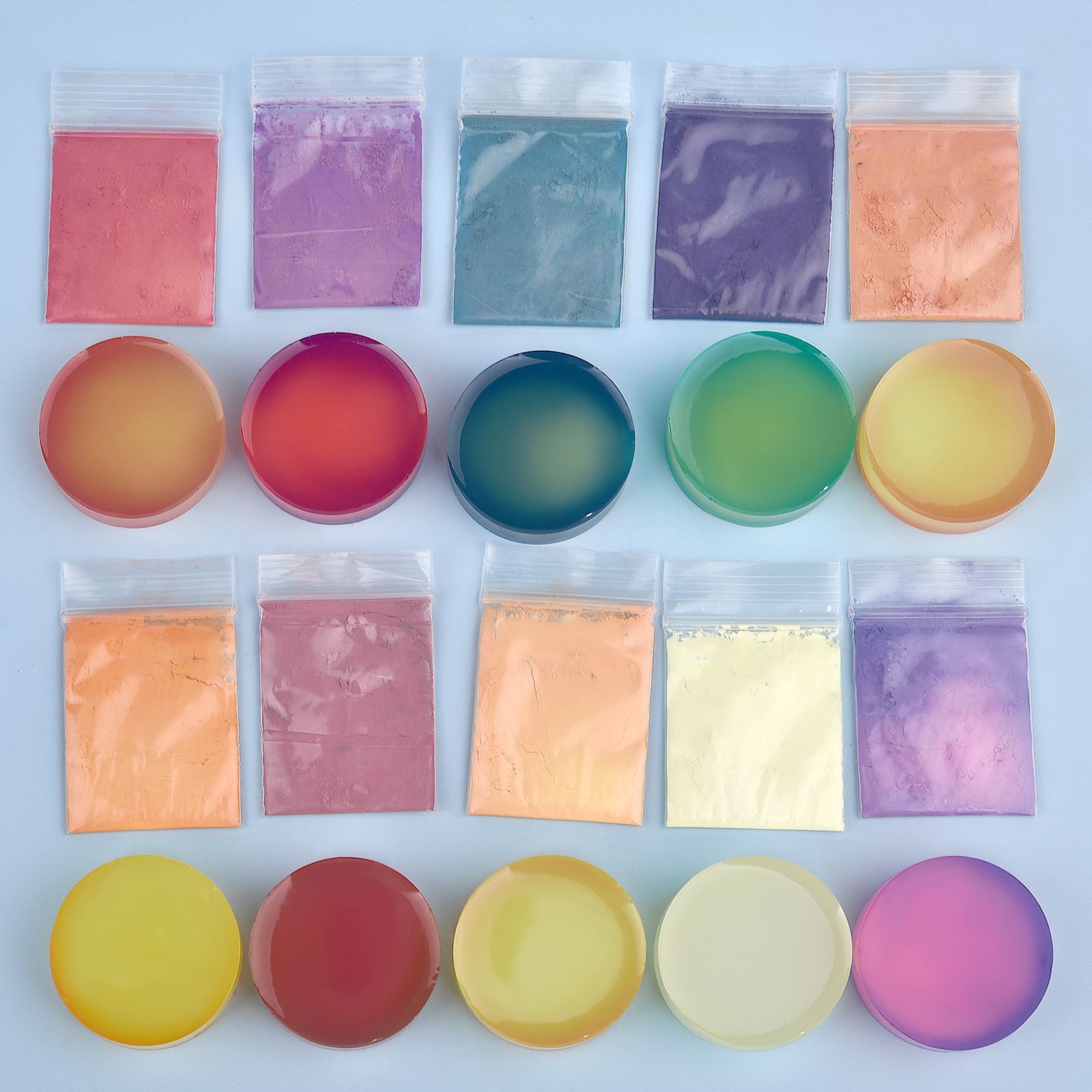 10가지 색상 온도 변화 파우더 DIY 에폭시 레진 공 - Resin Pigment Powder 리뷰 및 가격
