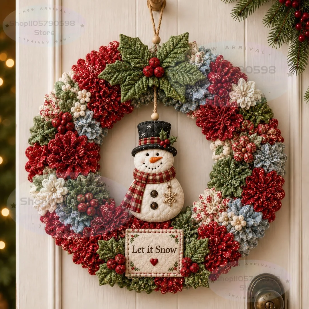 2026 3D 패브릭 펀치 장식 화환 DIY 키트, 성 - Art Craft For Christmas 리뷰 및 가격