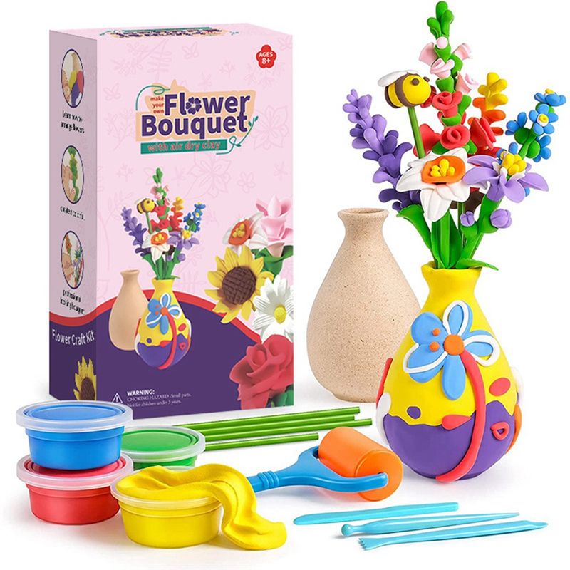 J1UL1N 어린이 공예 및 미술 세트용 꽃 공예 키트 - Art Craft Mother'S Day 리뷰 및 가격