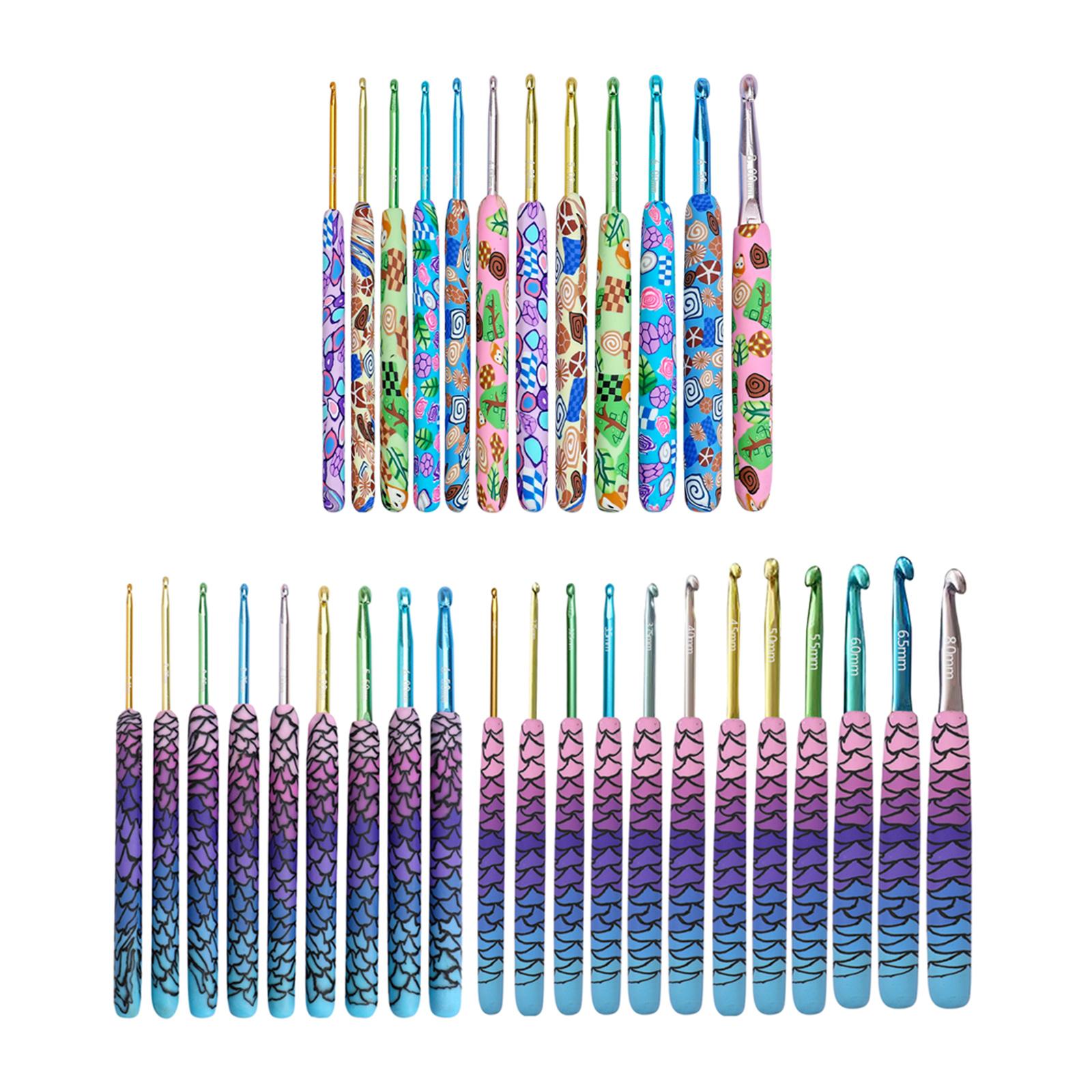 후크 세트, 인체공학적 후크, 실, 소프트 핸들, 초보 - Crochet Hook Set 리뷰 및 가격