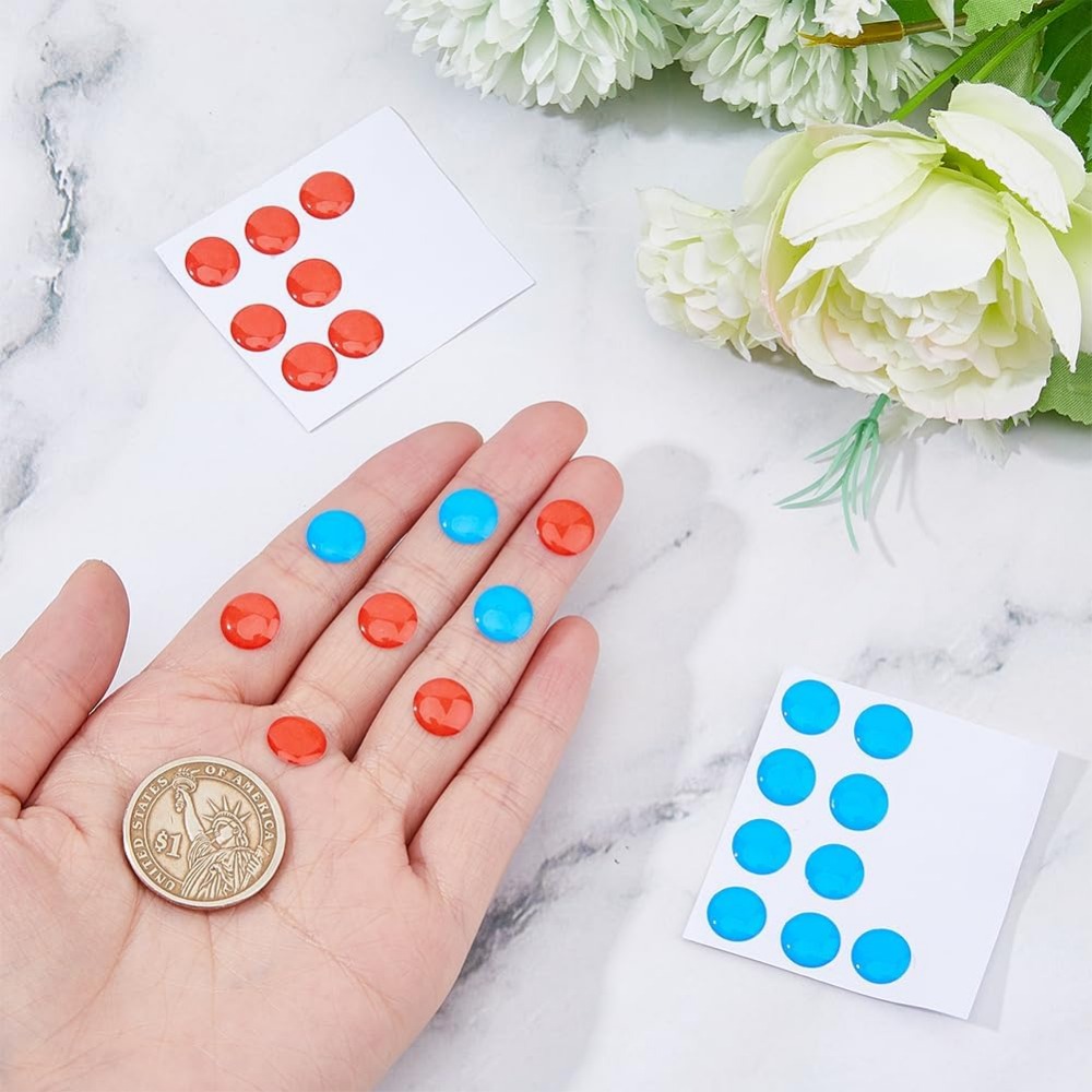 24Pcs 2 색 따뜻한 것과 차가운 물 스티커 에폭시 - Resin Pigment Powder 리뷰 및 가격