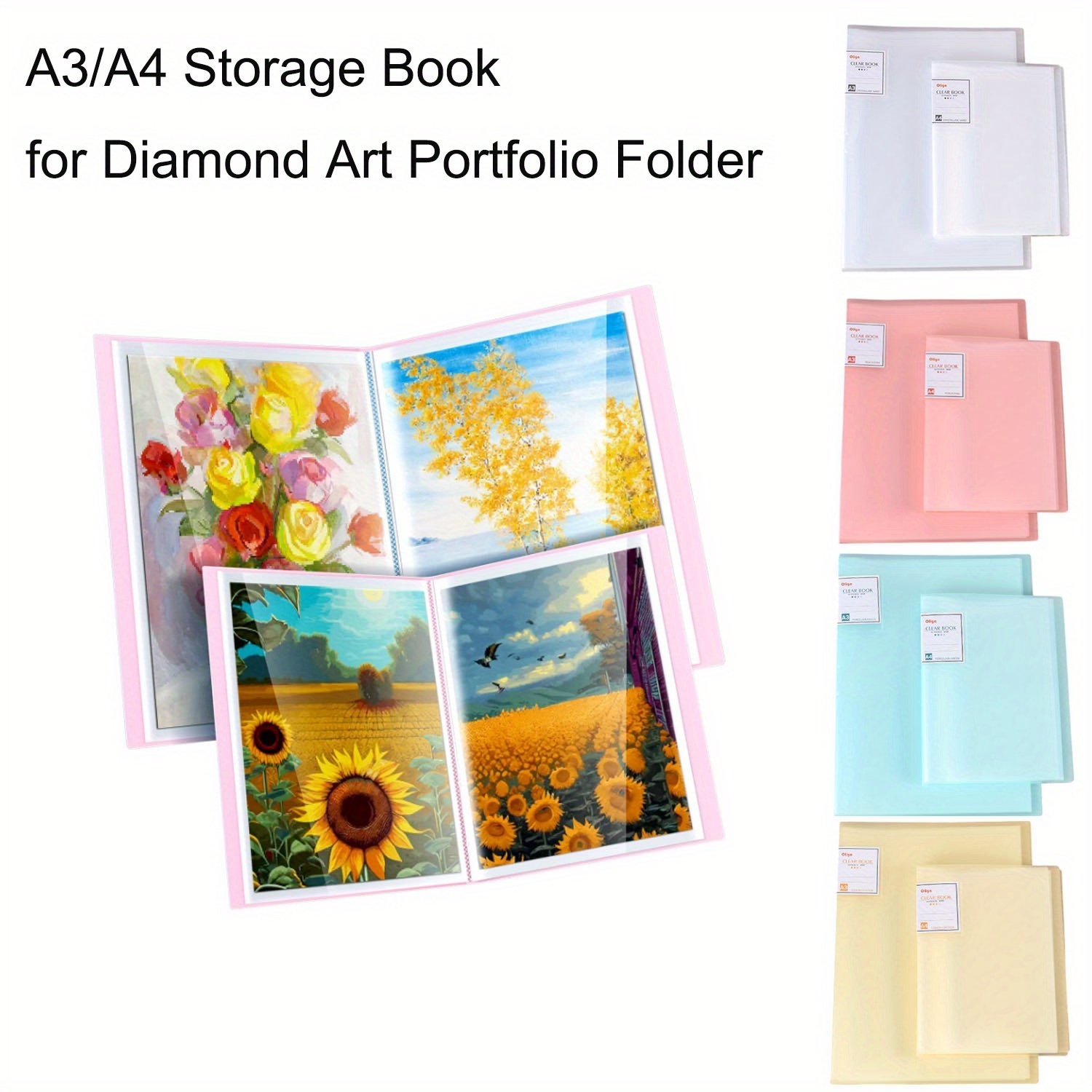 A4/A3 보관용 책형 폴더(30개 수납 포켓 포함), - Art Portfolio Bag 리뷰 및 가격
