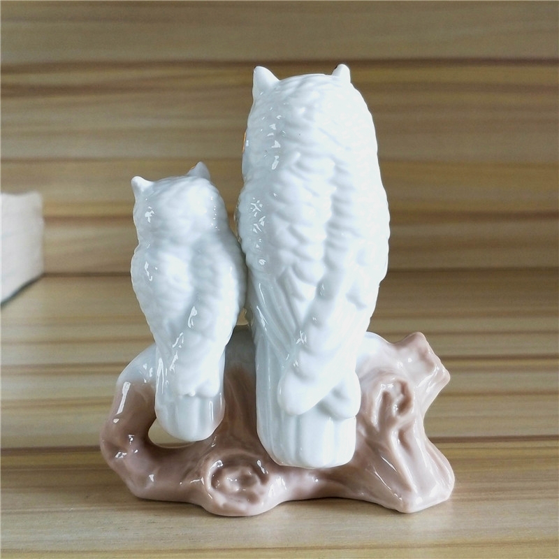 금박 도자기 부엉이 조각상 수제 세라믹 어린이 눈부엉이 - Art Craft Mother'S Day 리뷰 및 가격
