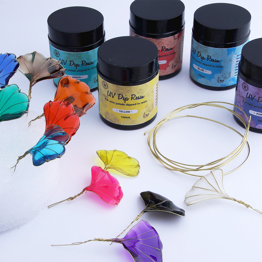 12가지 색상의 UV 디핑 레진(와이어 모양에 특화)  - Resin Pigment Powder 리뷰 및 가격