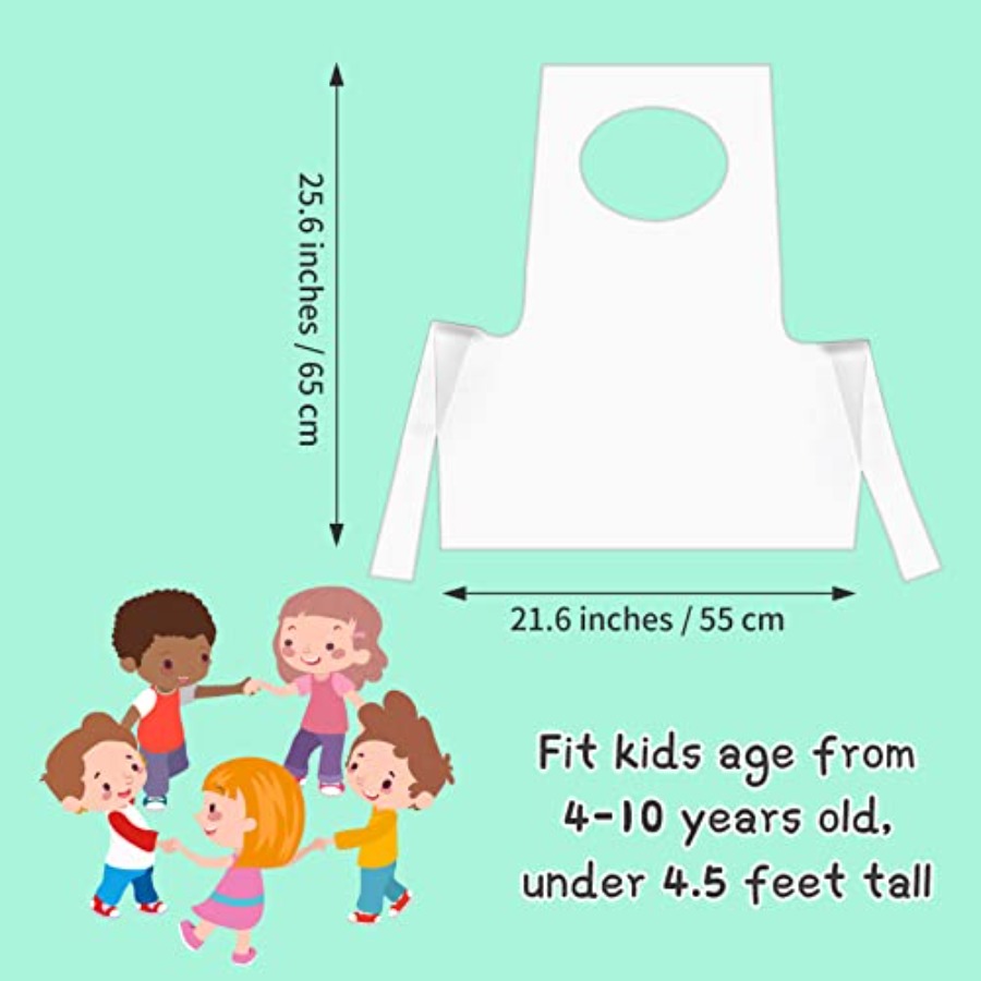 HKACSTHI 일회용 앞치마, 스목 플라스틱 유아용  - Art Craft Toddlers 리뷰 및 가격