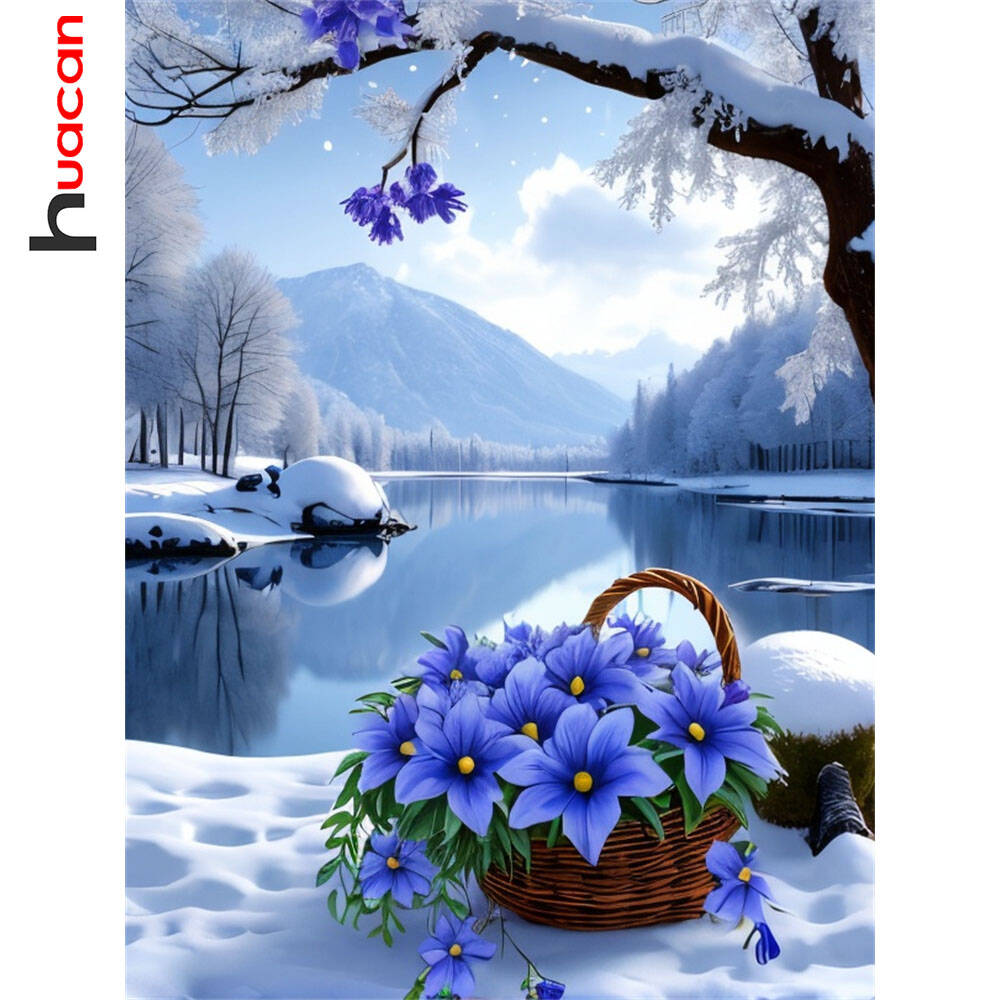 Huacan 2025 다이아몬드 그림, 돌고래 하늘 다 - Art Craft Winter 리뷰 및 가격