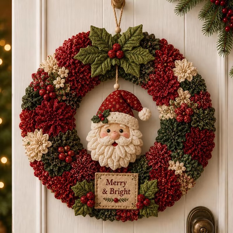 3D 크리스마스 패브릭 펀치 아트 키트, 바느질 없이  - Art Craft For Christmas 리뷰 및 가격