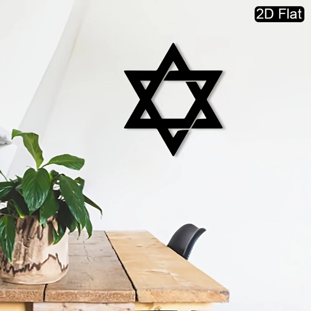 CIFBUY 철제 벽 장식 다윗의 별 금속 조각품 벽걸 - Art & Craft Voucher Code 리뷰 및 가격