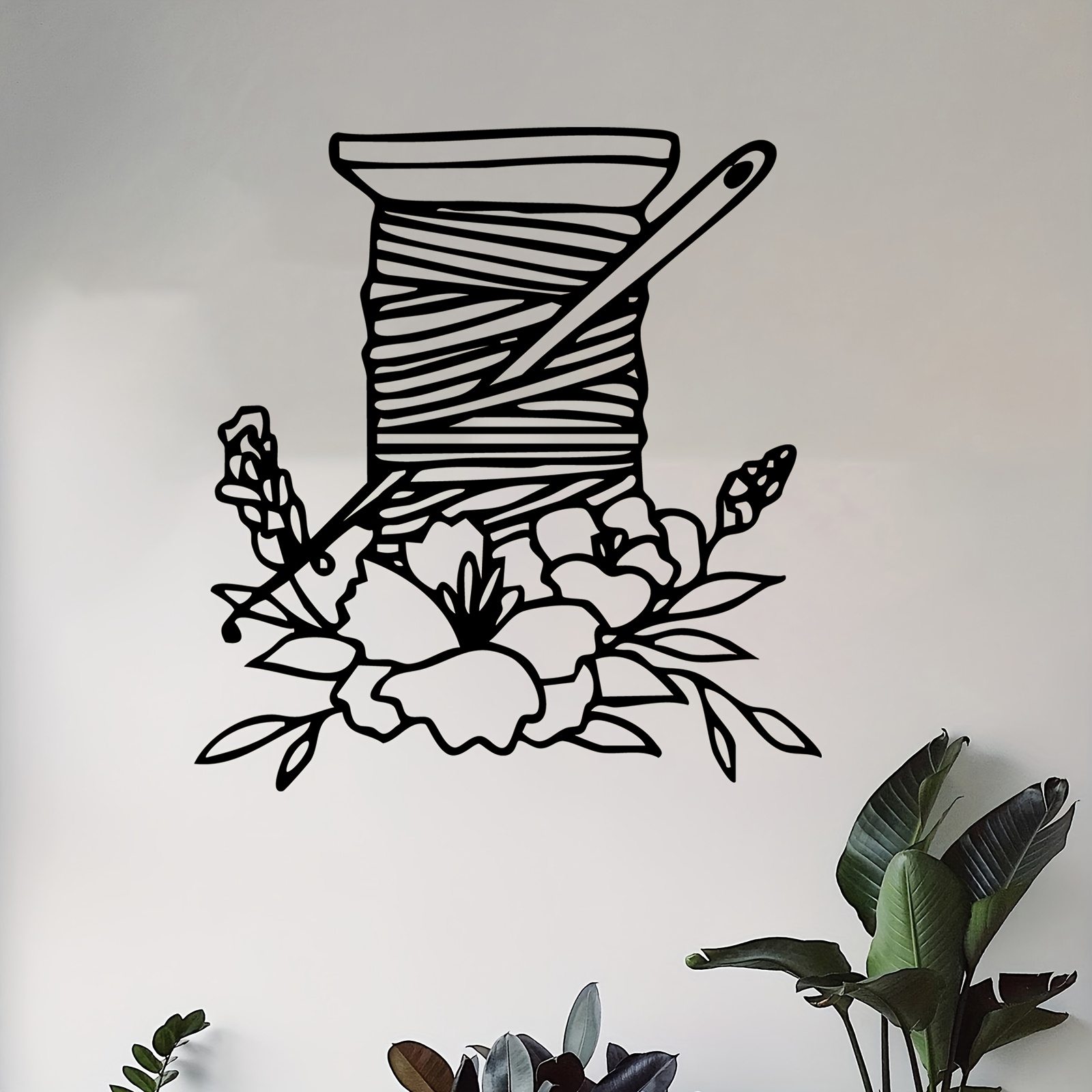 실감나는 꽃무늬 금속 벽 장식, 철제 바느질 조각품,  - Art Craft Mother'S Day 리뷰 및 가격