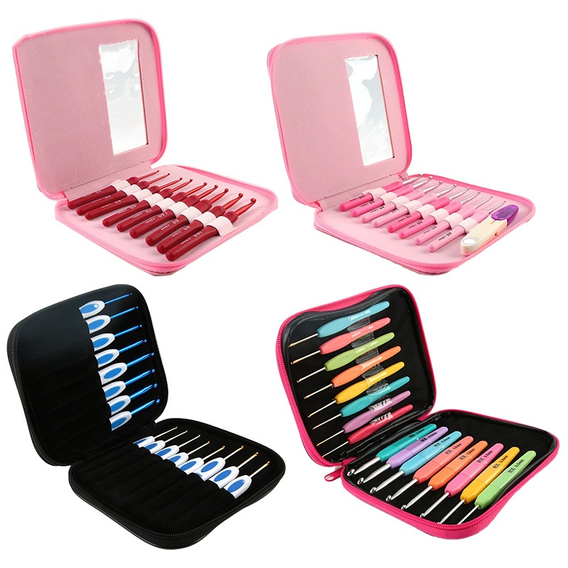 9pcs 크로 셰 뜨개질 후크 키트 2.5-6cm 인체 - Crochet Hook Set 리뷰 및 가격
