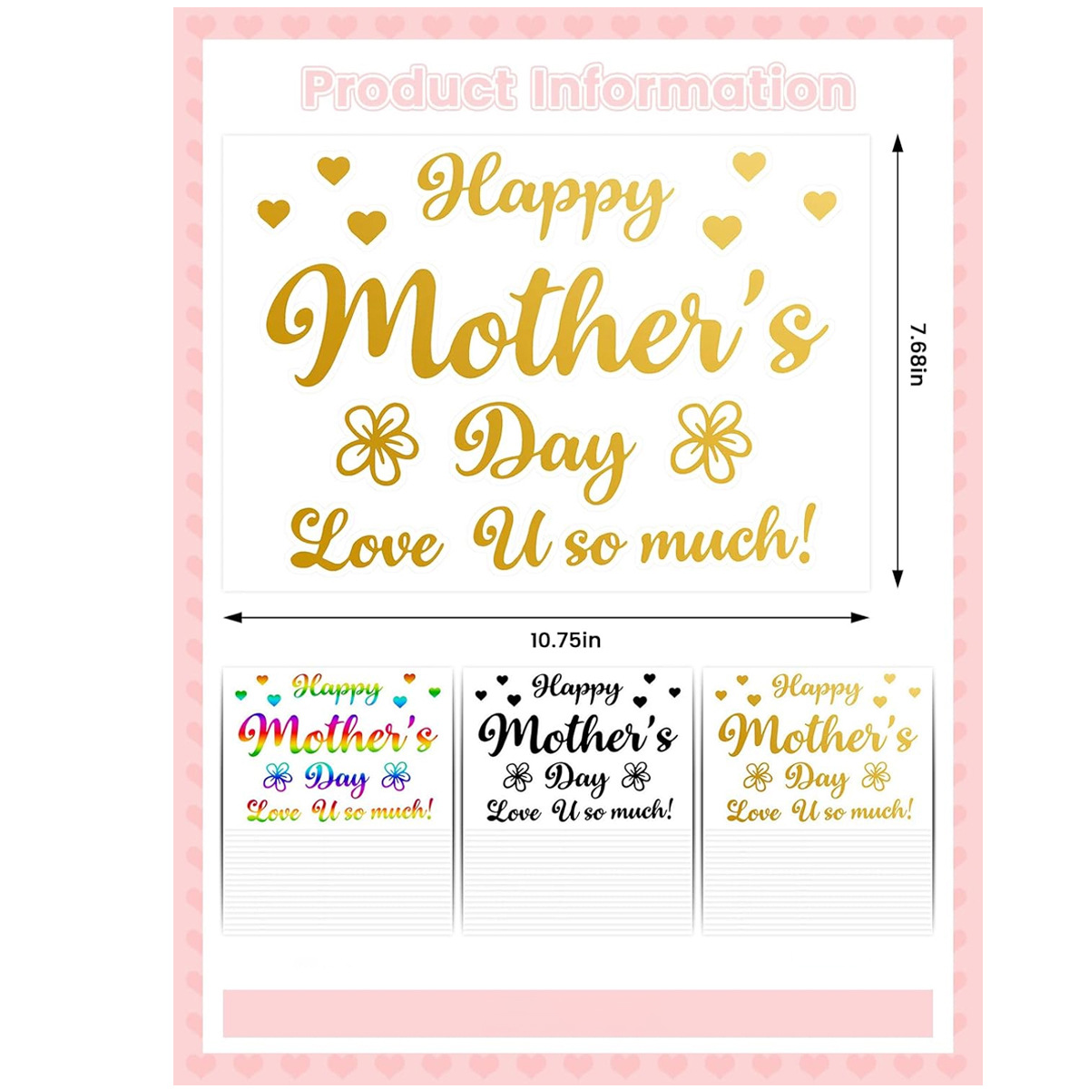 어머니의 날 파티 풍선 스티커 투명 버블 창 데칼 DI - Art Craft Mother'S Day 리뷰 및 가격