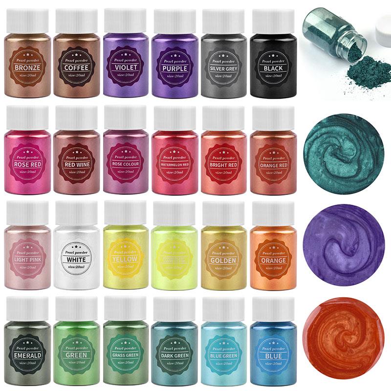 10ml 에폭시 수지 안료 필러 진주 빛 분말 착색제  - Resin Pigment Powder 리뷰 및 가격