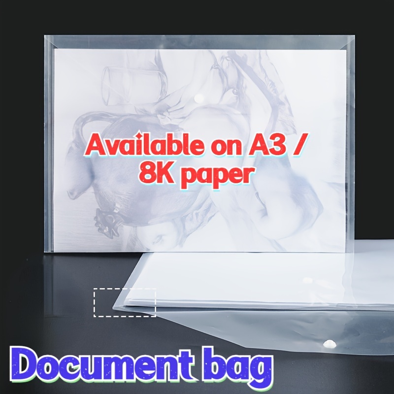 두꺼운 투명 버튼 가방 아트 가방 8K 드로잉 보관 가 - Art Portfolio Bag 리뷰 및 가격