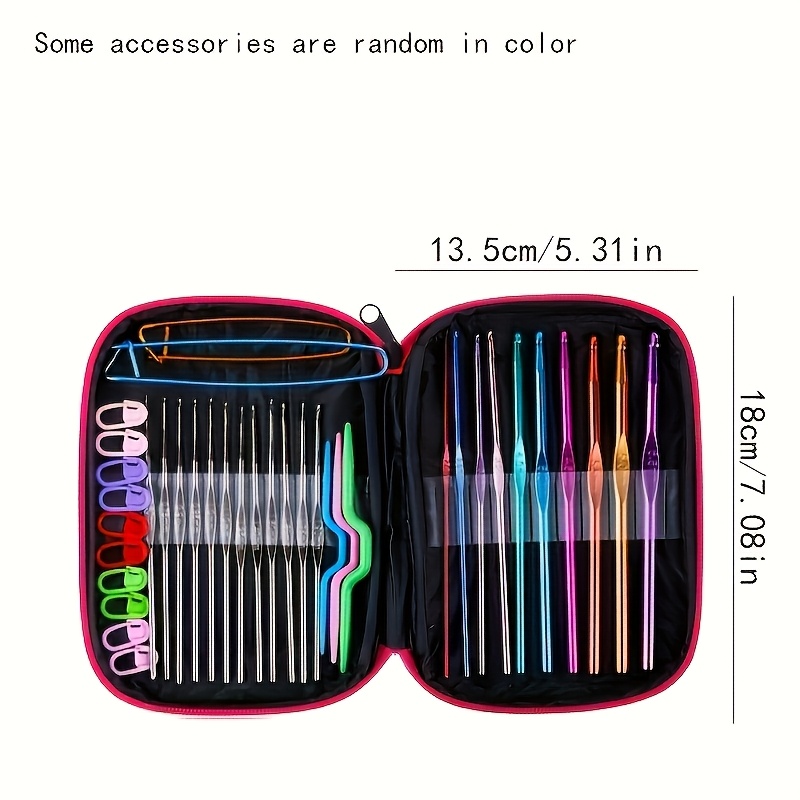 다양한 크기의 금속 후크 뜨개질 도구 세트, 레이스 수 - Crochet Hook Set 리뷰 및 가격